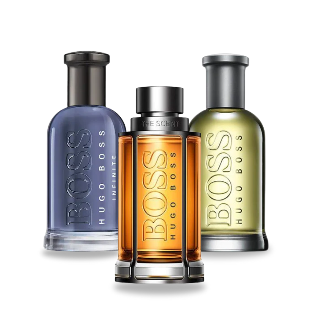 Kit de 3 perfumes BOSS BOTTLED, BOSS THE SCENT y BOSS BOTTLED INFINITE 100ml