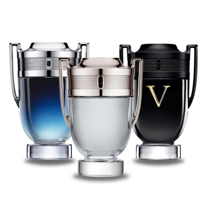 Kit de 3 perfumes Paco Rabanne INVICTUS LEGEND, INVICTUS y INVICTUS VICTORY 100ml
